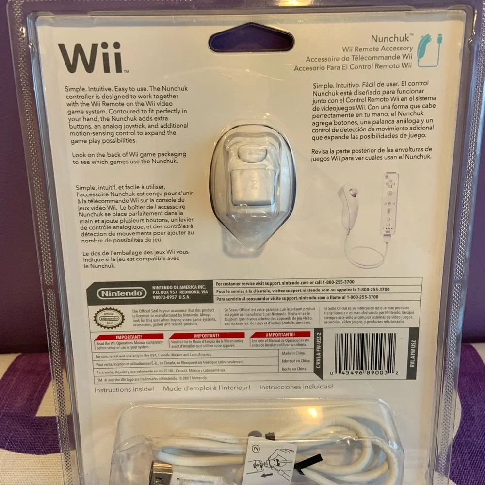 🎾Wii Nunchuk Remote Accessory